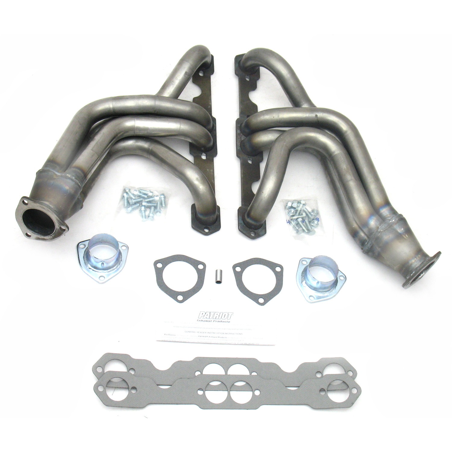 Patriot Exhaust H8025 - 1 5/8" Tri-5 Header Chevrolet Passenger Car/Wagon Small Block Chevrolet 55-57 Raw Steel Patriot Exhaust H8025 - 1 5/8" Tri-5 Header Chevrolet Passenger Car/Wagon Small Block Chevrolet 55-57 Raw Steel