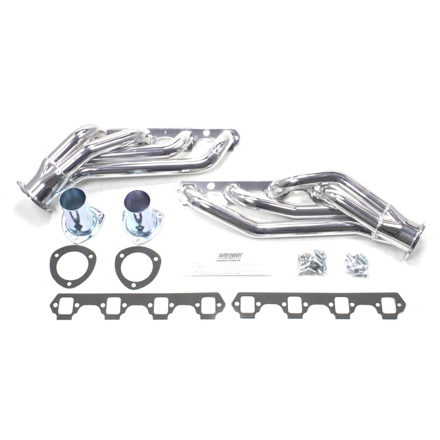 Patriot Exhaust H8433-1 - 1 5/8" Clippster Header Ford Mustang Small Block Ford 64-73 Metallic Ceramic Coating Patriot Exhaust H8433-1 - 1 5/8" Clippster Header Ford Mustang Small Block Ford 64-73 Metallic Ceramic Coating