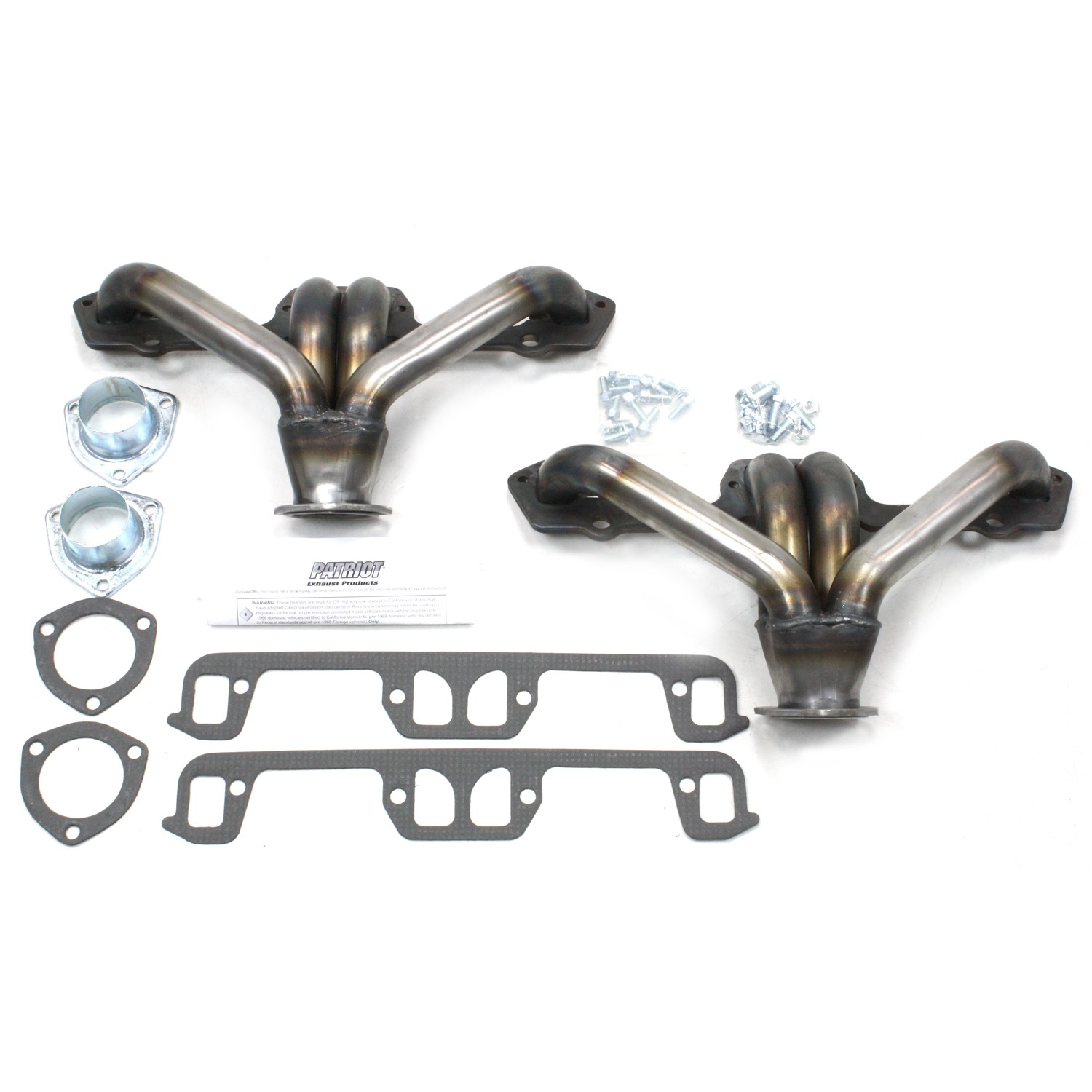 Patriot Exhaust H8205 - Street Rod 273-360 Tight Tuck Raw Steel