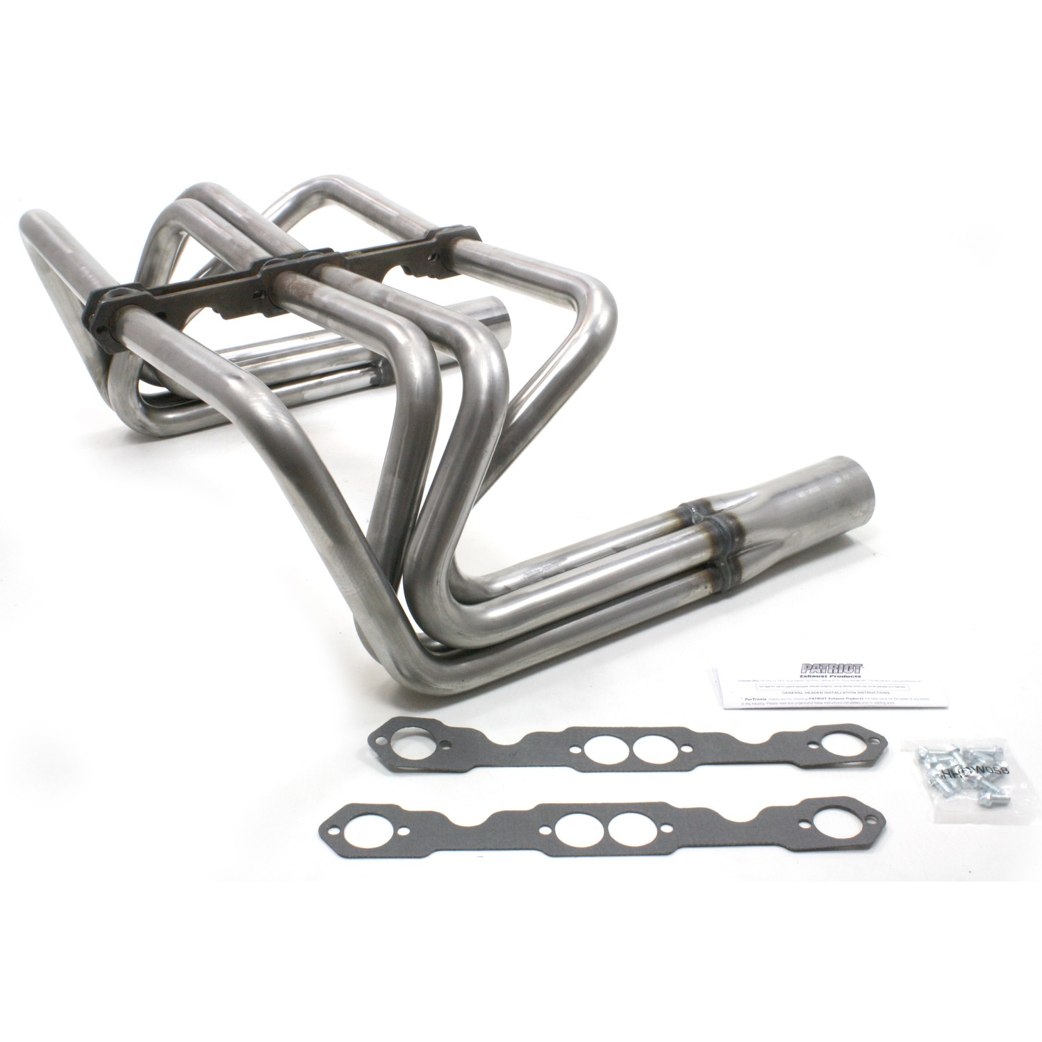 Patriot Exhaust H8069 - 08-48 Street Rod SBC Sprint Style Raw Patriot Exhaust H8069 - 08-48 Street Rod SBC Sprint Style Raw
