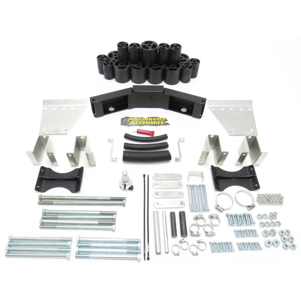 Performance Accessories PA5643 - 3 Inch Body Lift Kit 14-16 Toyota Tundra All Cabs 2WD/4WD Gas