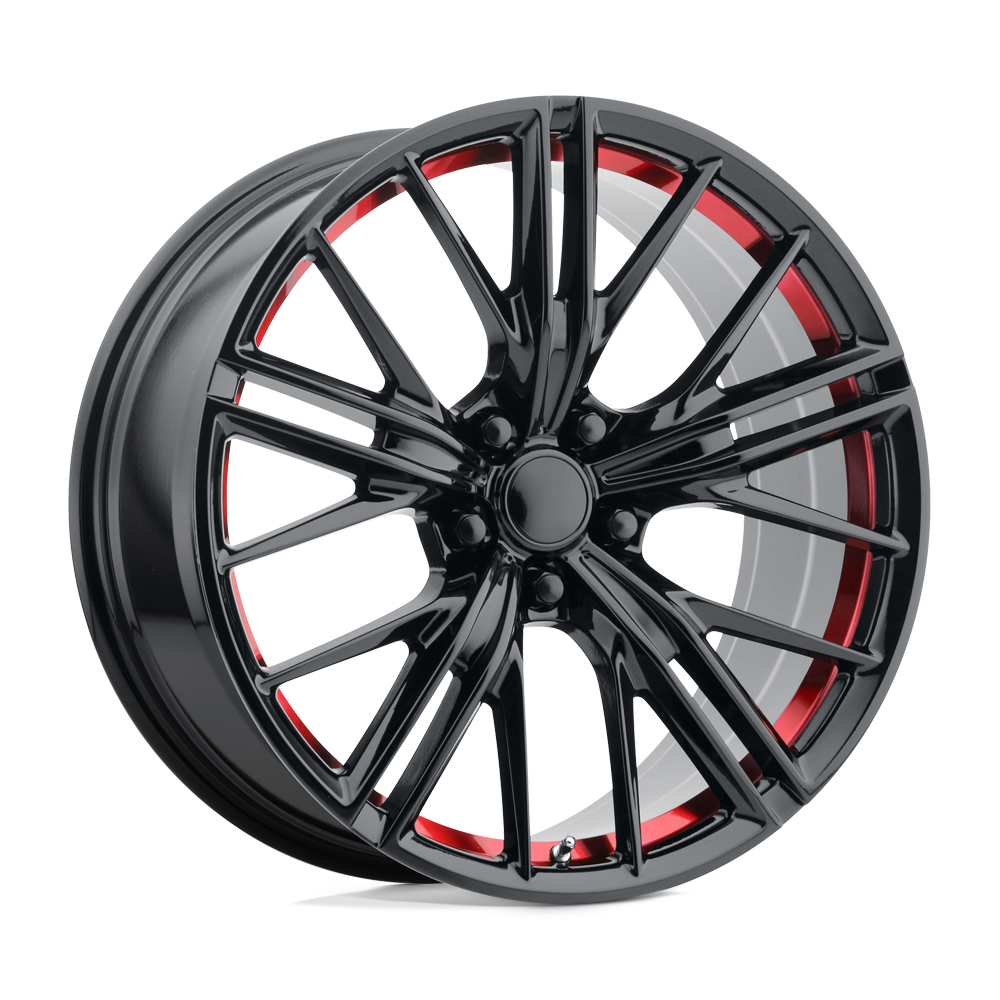 Performance Replicas 194RS-211223 - Pr194 20X10 Gloss Black Red Machined