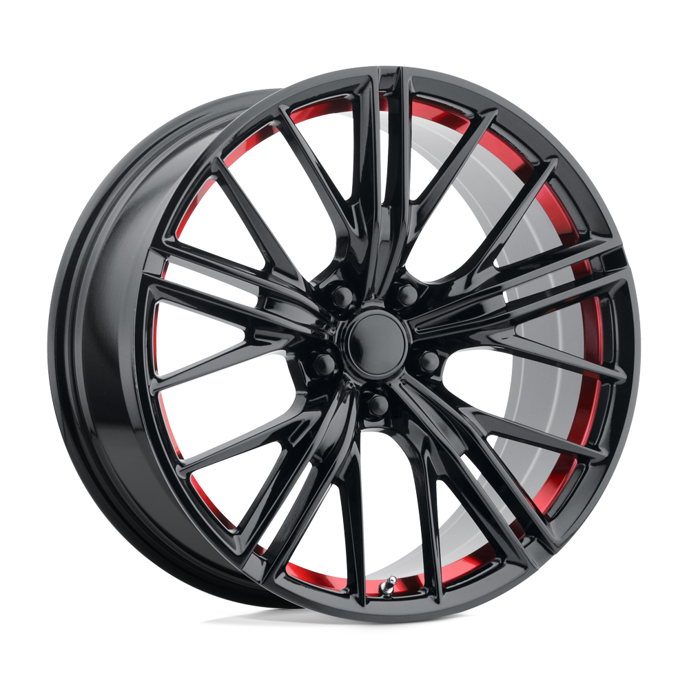 Performance Replicas 194RS-291230 - Pr194 20X9 Gloss Black Red Machined