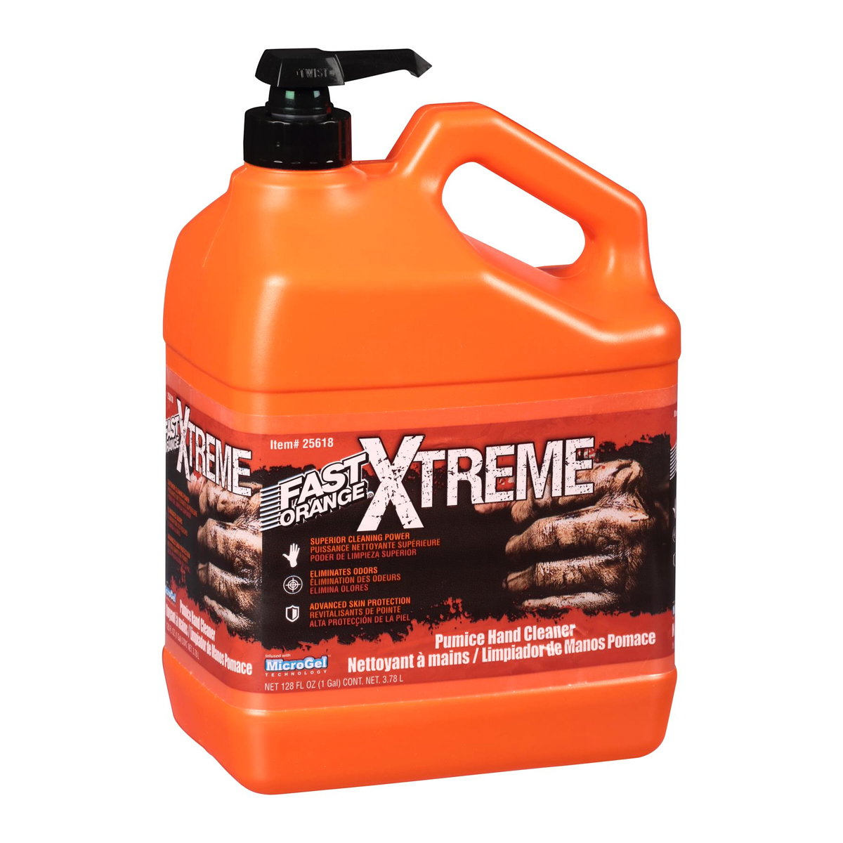 Permatex 25618 - Fast Orange Hand Cleaner 1 Gallon w/Pump