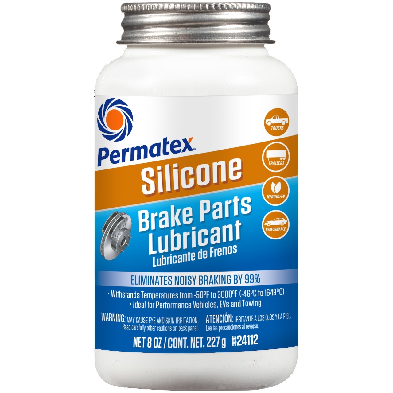 Permatex 24112 - Silicone Brake Lube 8 Ounce