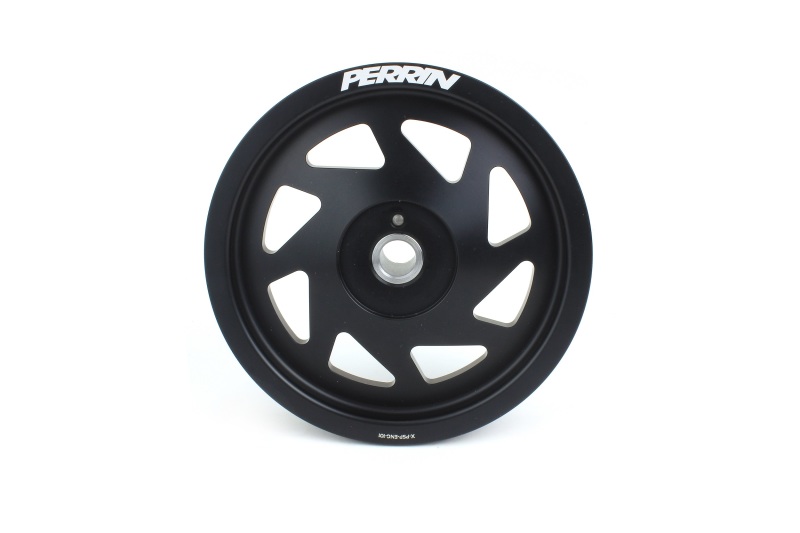 Perrin PSP-ENG-106BK - 22-25 Subaru WRX/BRZ & Toyota GR86 / 20-25 FXT/OBXT Lightweight Crank Pulley - Black