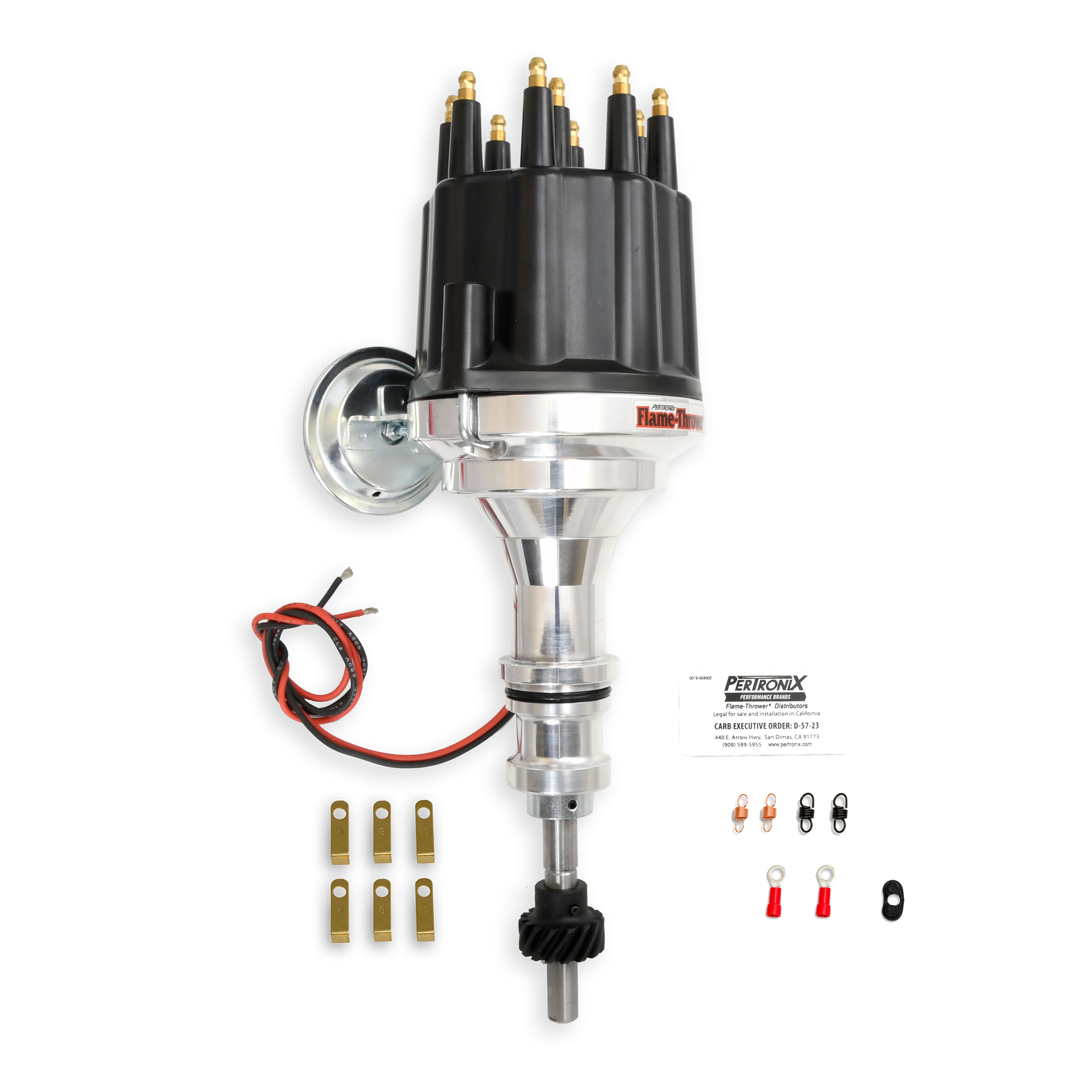 Pertronix D130710 - Dist Billet Ford SB blk Male cap