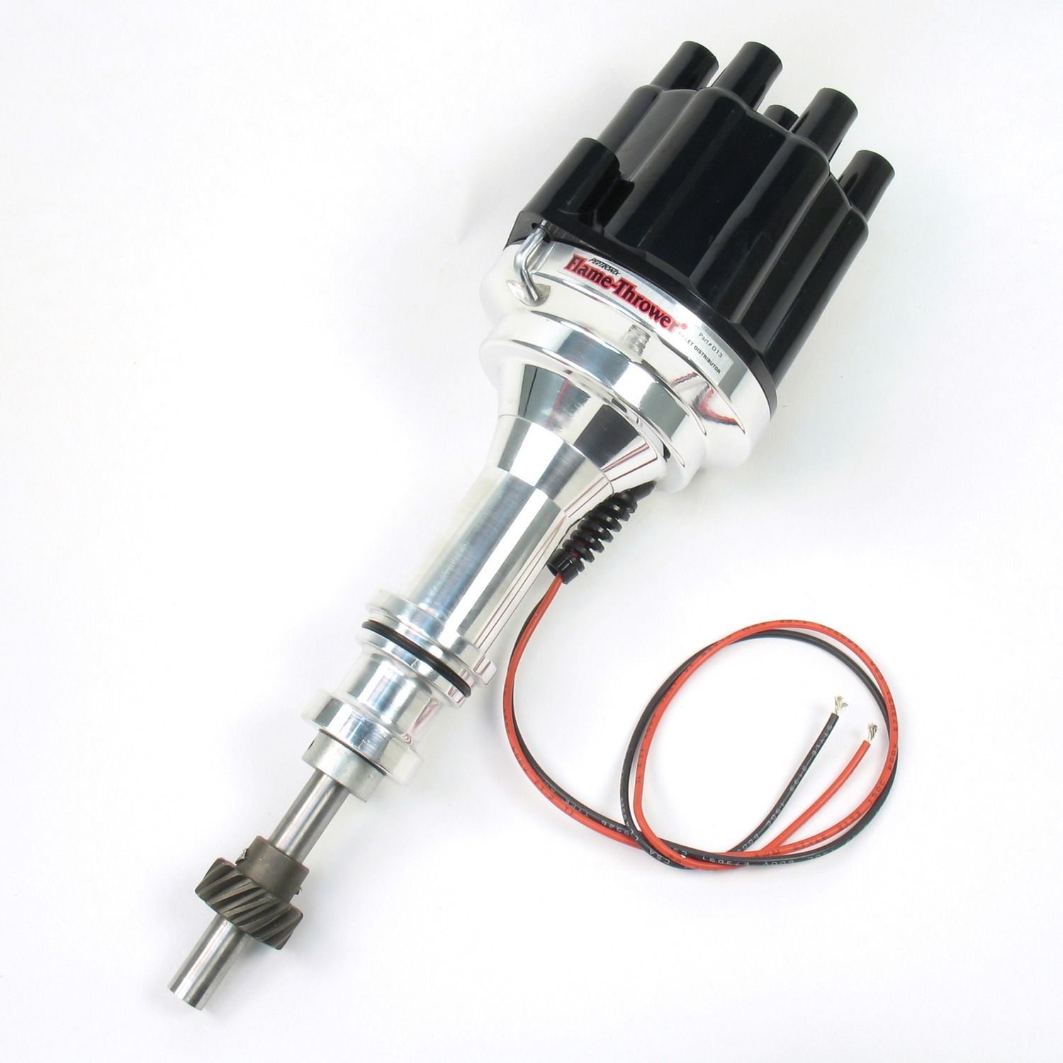 Pertronix D130800 - Dist Billet Ford SB Non/Vac black cap