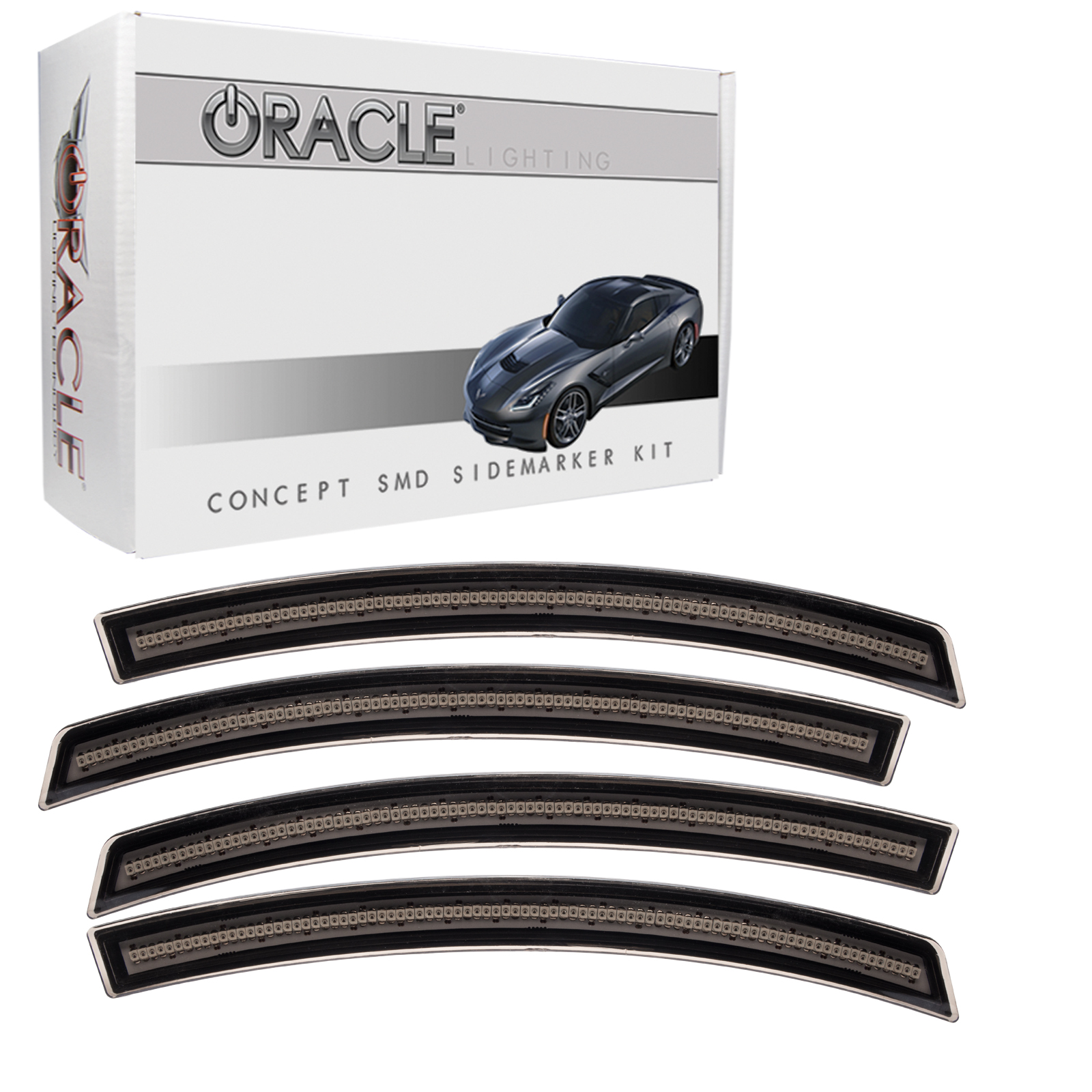 ORACLE Lighting 2392-020 - Chevrolet Corvette C7 Concept Sidemarker Set - Tinted - No Paint