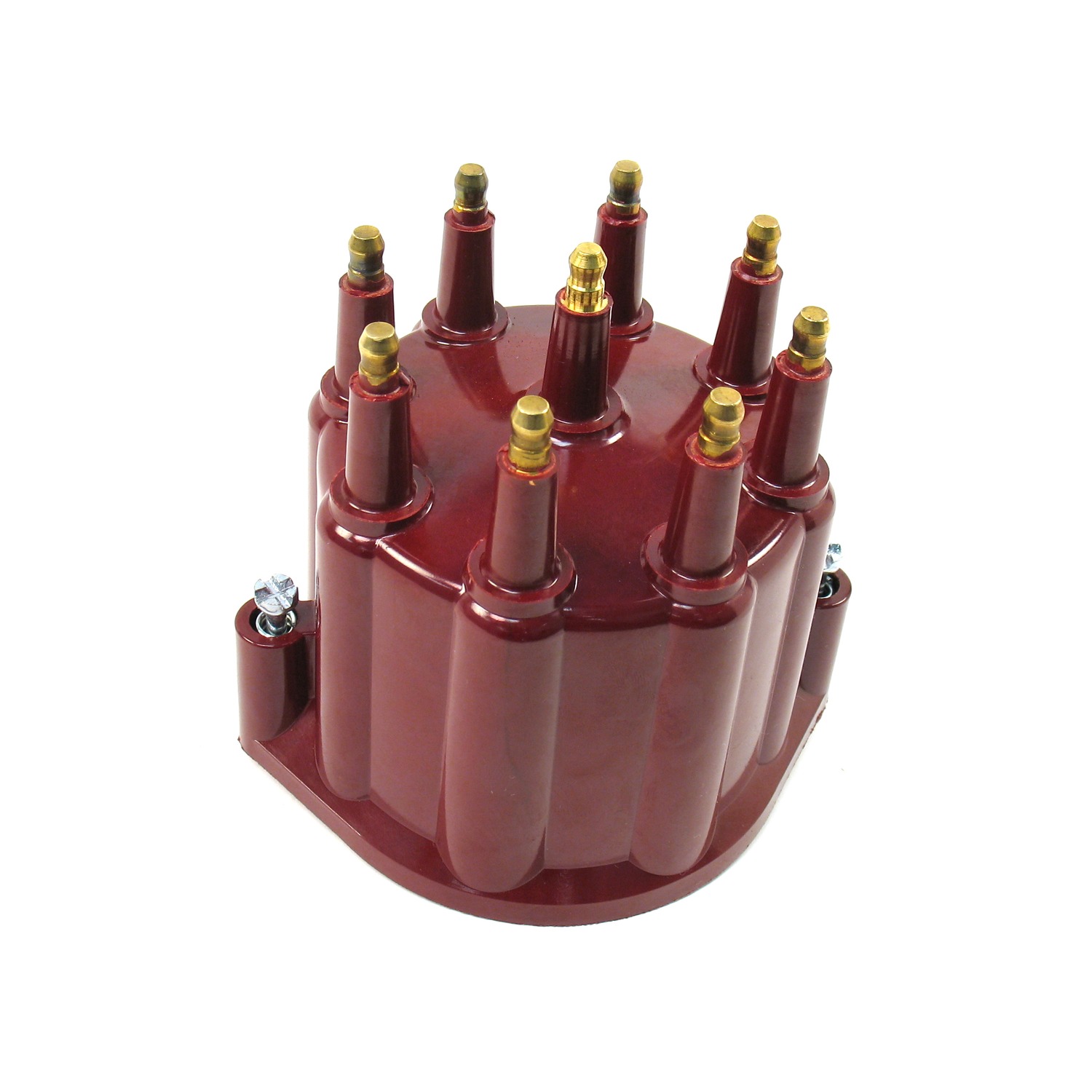 Pertronix D650711 - REPLACEMENT CAP FOR 8-CYLINDER FLAME-THROWER BILLET DISTRIBUTORS. RED MALE STYLE CAP