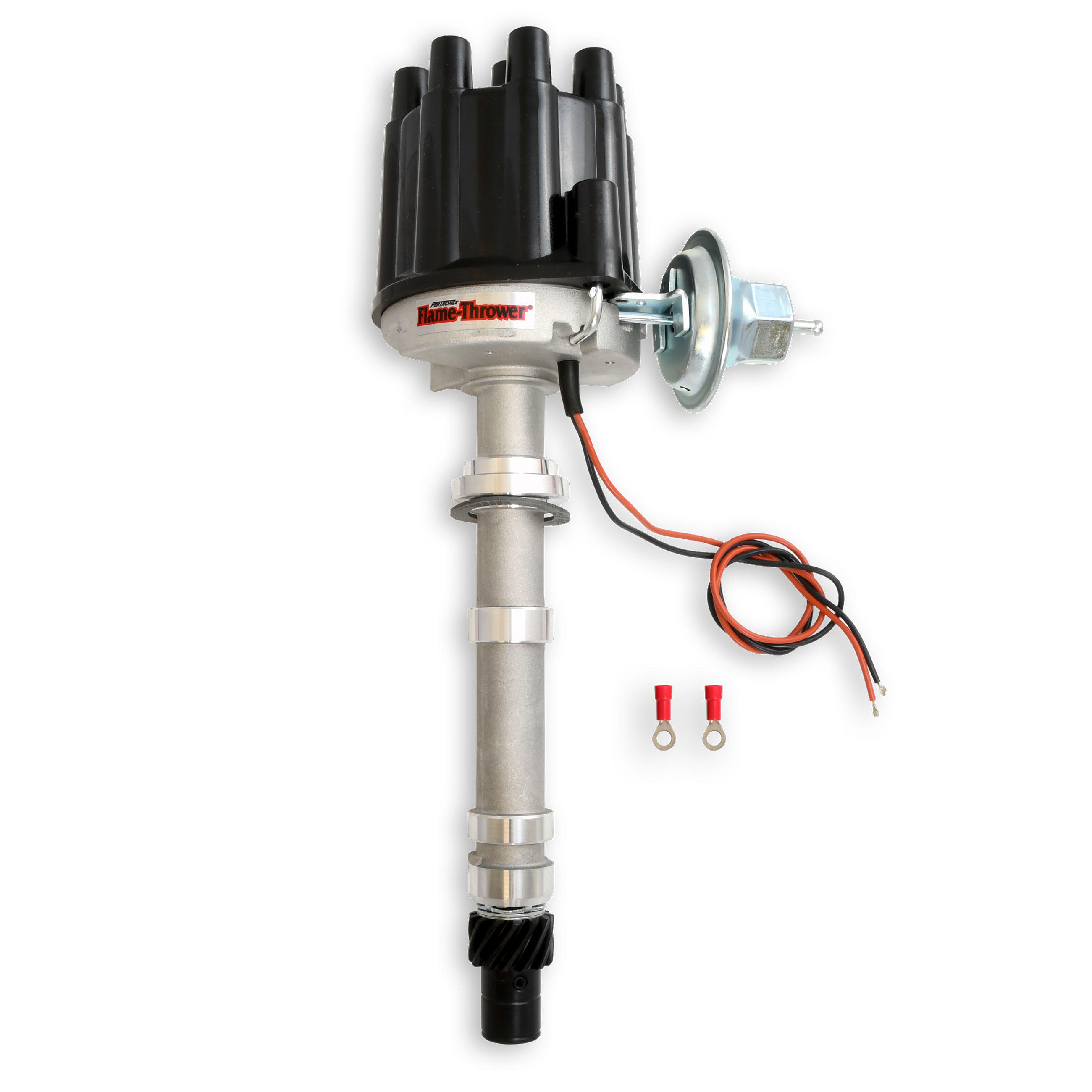 Pertronix D7104600 - Dist Cast Chevy SB/BB blk cap