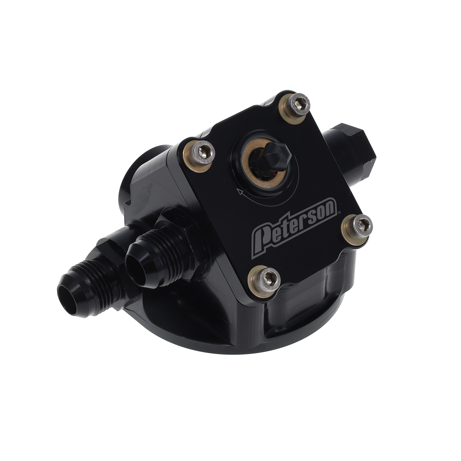 Peterson Fluid 09-1502 - Systems Primer Filter Mount -12AN Chevrolet - Left to Right
