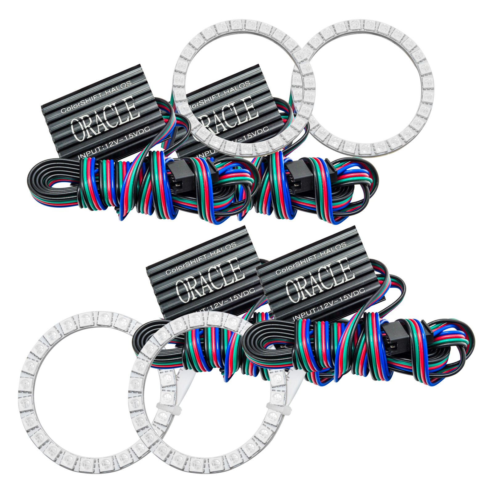ORACLE Lighting 2503-334 - Plymouth Prowler 97-02 SMD Halo Kit - ColorSHIFT w/o Controller