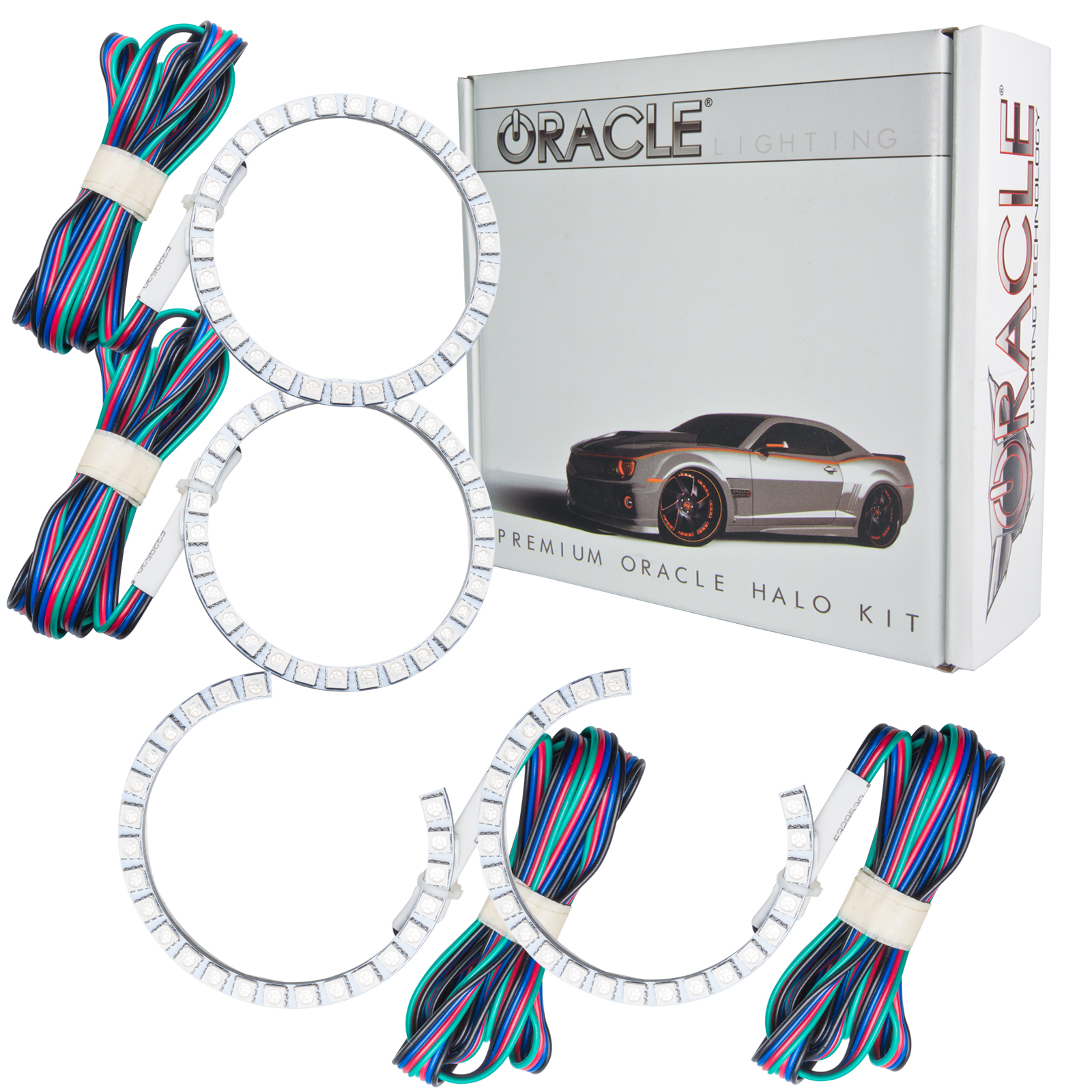 ORACLE Lighting 2438-504 - Nissan Maxima 09-13 Halo Kit - ColorSHIFT w/ Simple Controller