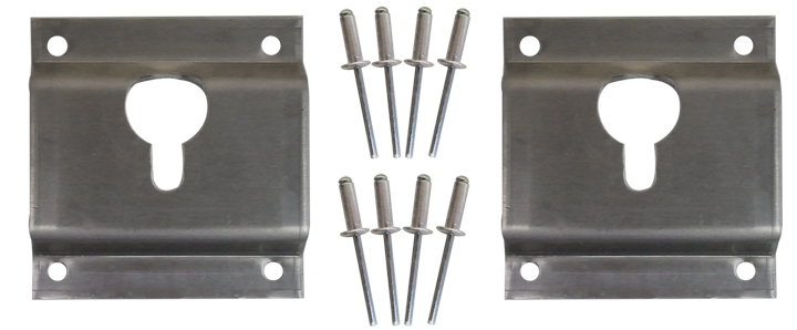 Pit-Pal Products 242 - Bracket Vinyl Door Brackets (set of 2)