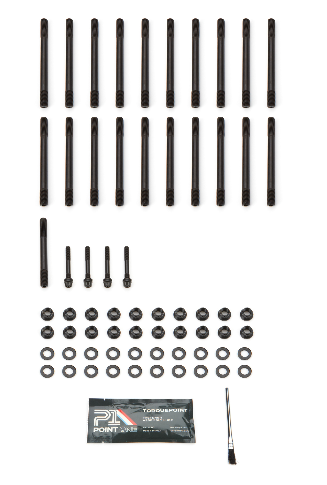 Point One K003-H06S - GM LT 12pt Head Stud Kit 6.2L w/8mm Corner Studs