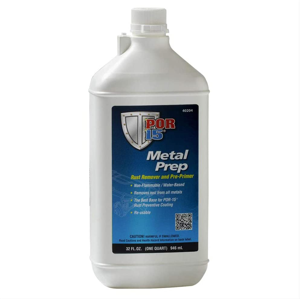 Por-15 40204 - Surface Cleaner - Metal Prep - 1 qt Bottle - Each Por-15 40204 - Surface Cleaner - Metal Prep - 1 qt Bottle - Each
