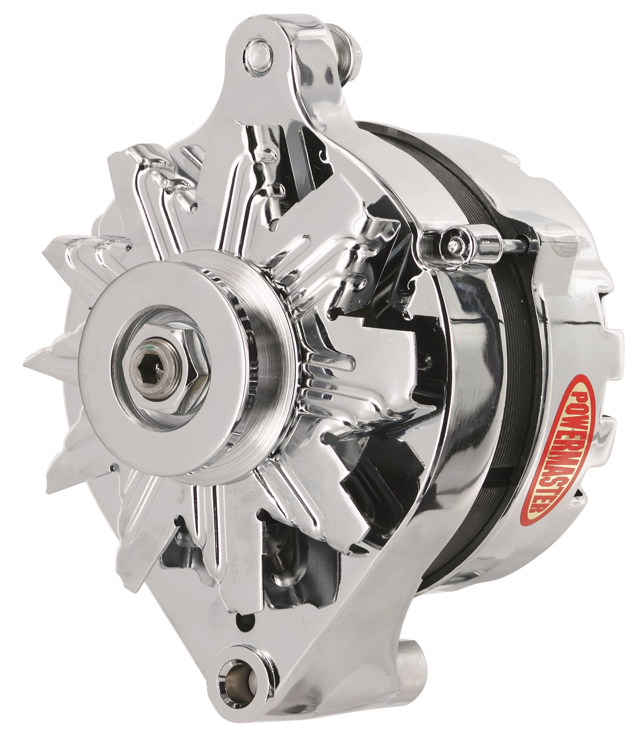 Powermaster Performance 17078 - Chrome Ford Alternator 75 Amp