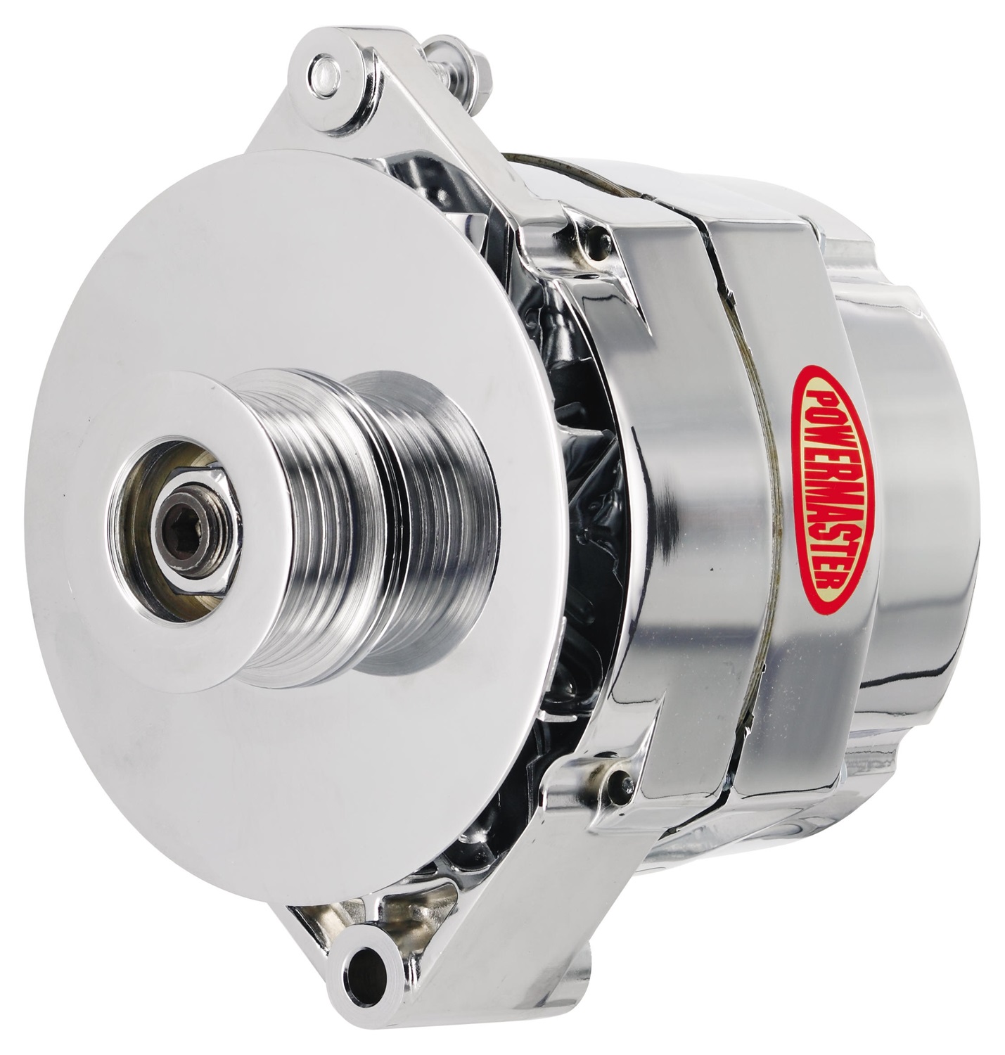 Powermaster Performance 37293 - Chrome Delco 150amp Alternator 1 Wire