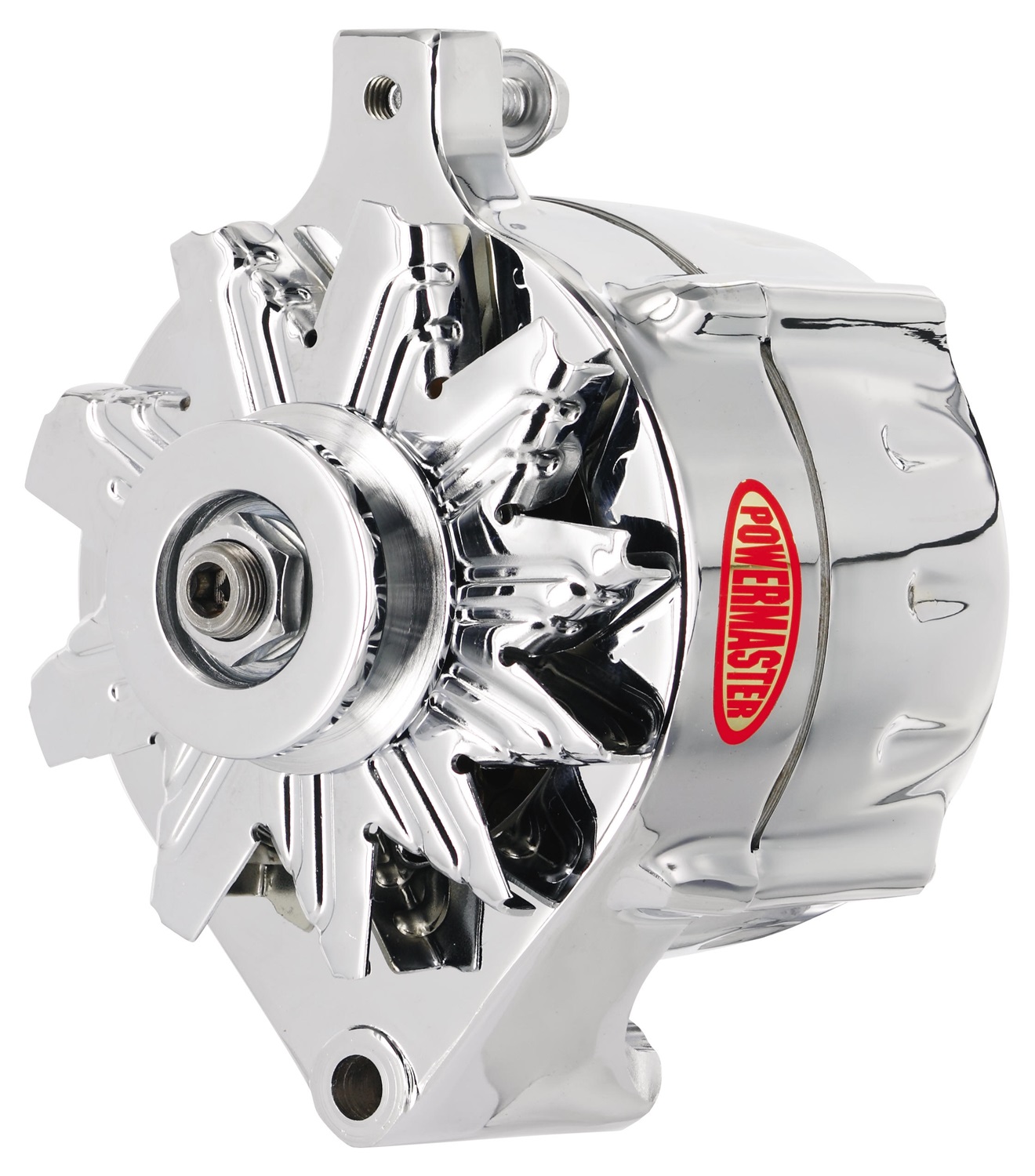 Powermaster Performance 8-37141 - Ford 150 Amp Alternator Chrome Finish