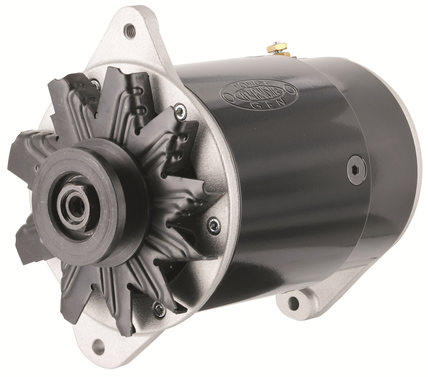 Powermaster Performance 82117 - PowerGEN GM Black Short 60 Amp 6V Neg Grd