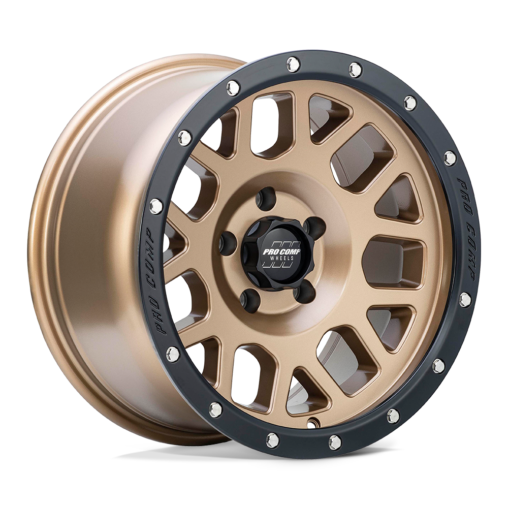 Pro Comp PXA9640-7973 - Pa40 Vertigo 17X9 Matte Bronze With Black Lip