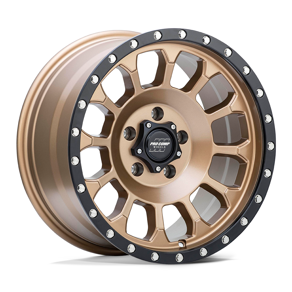 Pro Comp PXA9634-78536 - Pa34 Rockwell 17X8.5 Matte Bronze With Black Lip