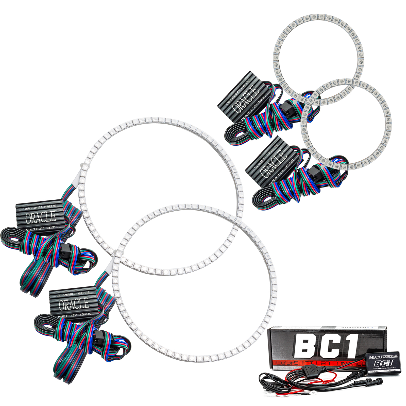 ORACLE Lighting 2681-335 - Volvo XC90 03-08 Halo Kit - ColorSHIFT w/ BC1 Controller