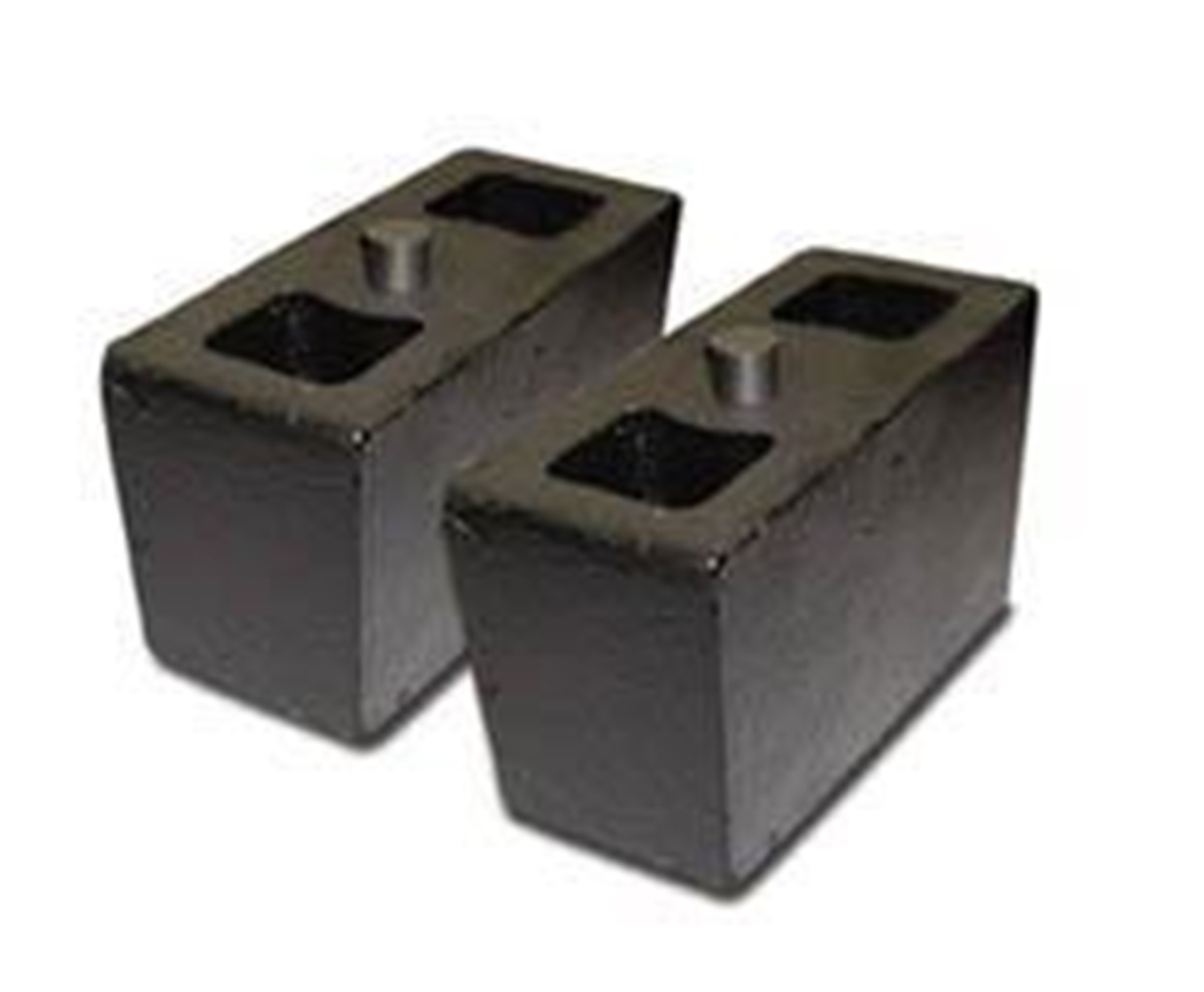 Pro Comp Suspension 95-300FB - Rear Block; 3 in. Lift; 2 Flat Aluminum Riser Blocks; Pin Size 3/4 in.; Dual Pin;