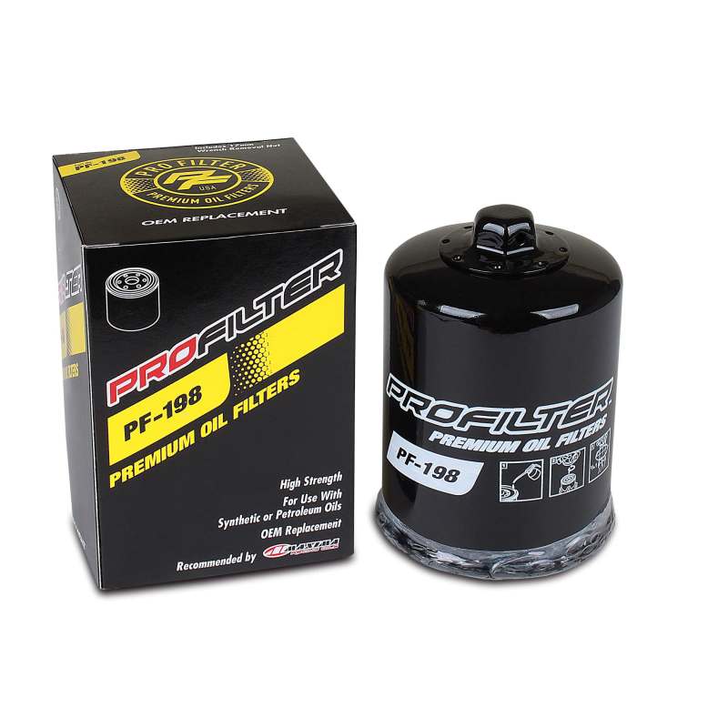 ProFilter PF-198 - Polaris/Victory Spin-On Black Various Performance Oil Filter
