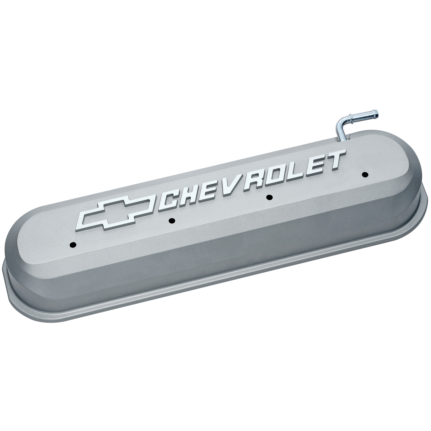 Proform 141-263 - Engine Valve Covers Tall Style Die Cast Gray with Bowtie Logo LS Engines Raised & Milled Chevrolet & Bowtie Logos Chevrolet Performance Parts
