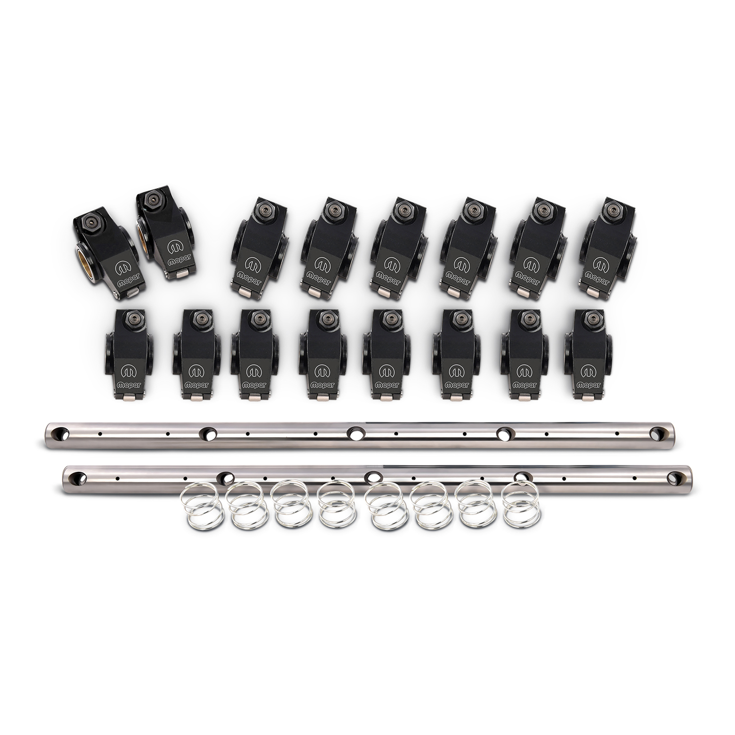 Proform 440-868 - Roller Rocker Arm Set 1.5 Shaft-Mount MOPAR Black Fits Big Block Chrysler Engines