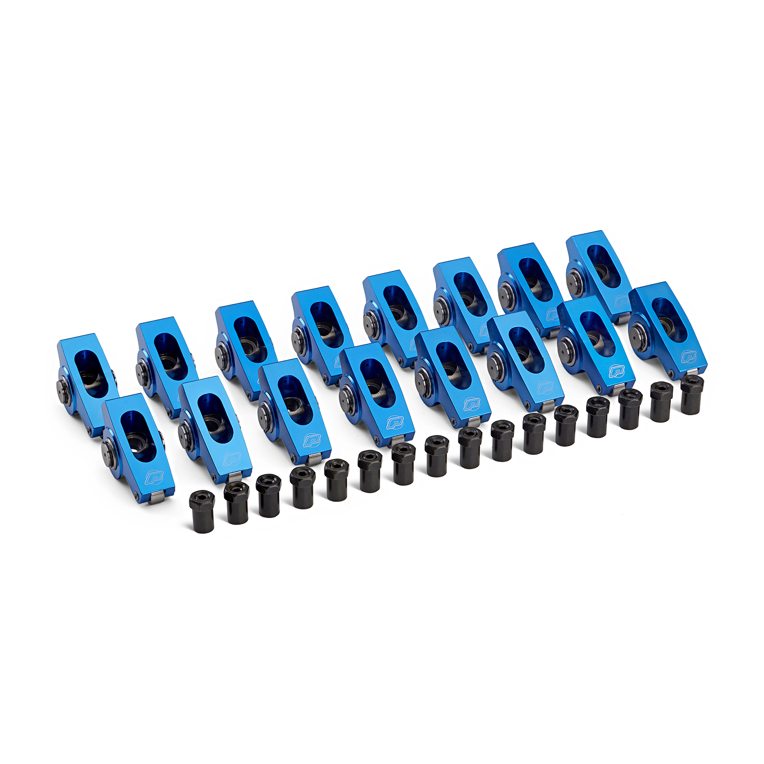 Proform 66913C - Engine Roller Rocker Arm Set 1.7 Ratio 7/16 Stud Extruded Type Fits BB Chevy Clamshell Pack