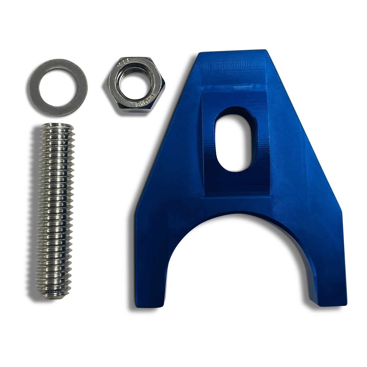 Proform 66986 - Engine Distributor Clamp Heavy Duty Blue Finish Fits Chevy V8/V6 Engines