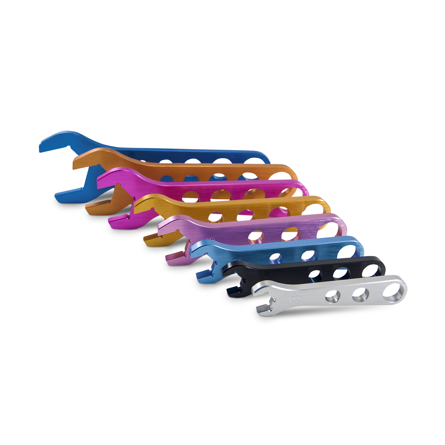 Proform 66978 - Aluminum AN Wrench Set 8 Pieces Includes Sizes -3AN through -20AN Aluminum