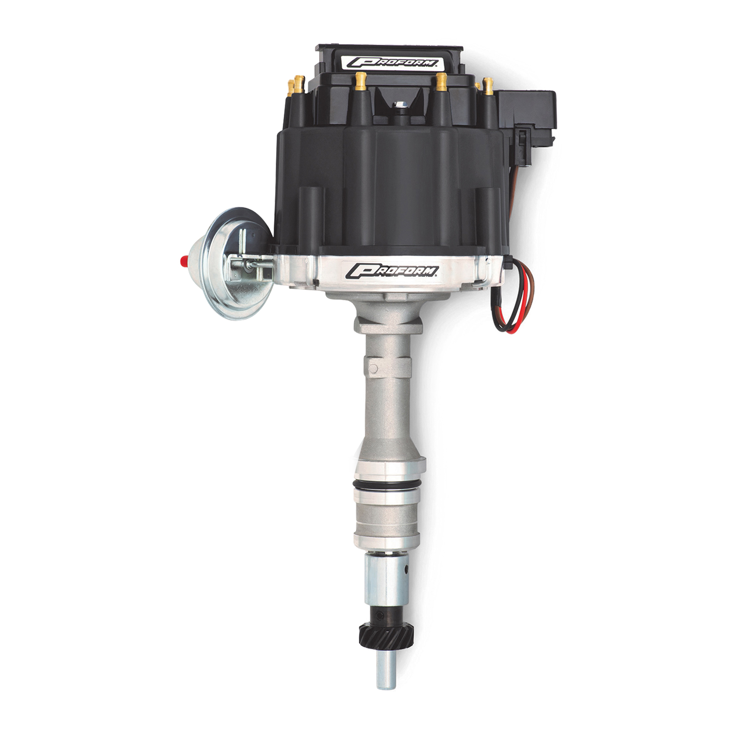 Proform 66983BK - HEI Distributor Street/Strip Built-In Coil Black Cap For Ford 351W Engine