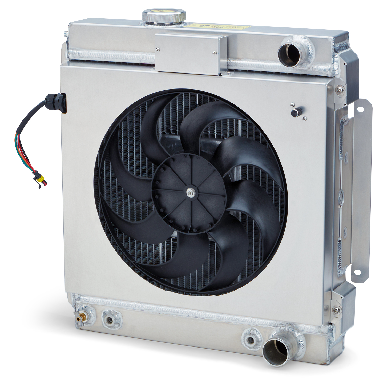 Proform 69681.2 - Slim Fit Radiator 64-66 Mustang Pass Outlet