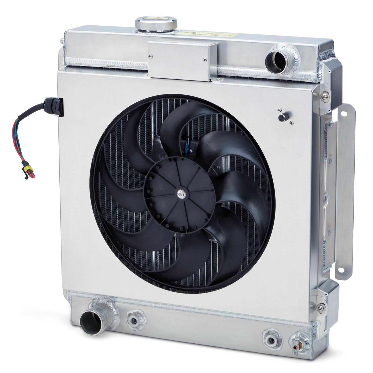 Proform 69682.2 - Slim Fit Radiator 64-66 Mustang Driver Outlet