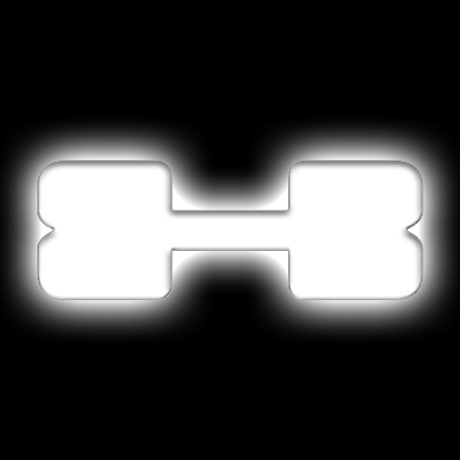 ORACLE Lighting 3140-X-001 - Lighting Universal Illuminated LED Letter Badges - Matte Wht Surface Finish - X