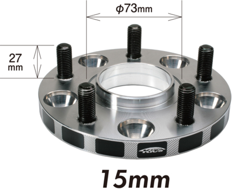Project Kics W5115W167 - 12X1.50 HUB67MM 5-114.3 Wide Tread Spacers - 15MM Project Kics W5115W167 - 12X1.50 HUB67MM 5-114.3 Wide Tread Spacers - 15MM