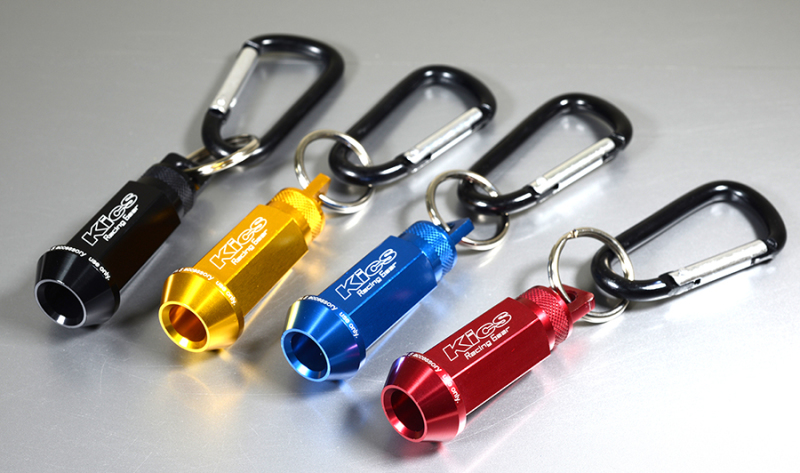 Project Kics WNKB11A - Key Holder for Wheel Nut - 12x1.50 Gold