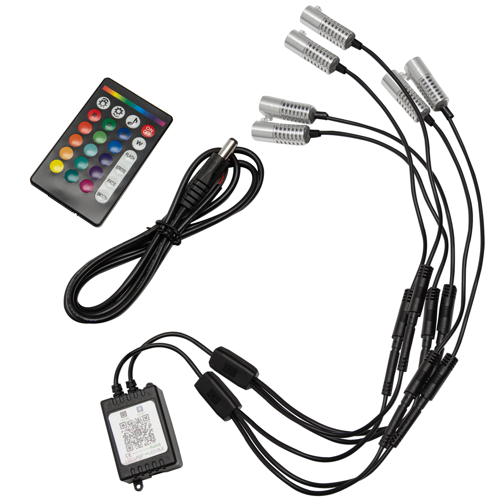 ORACLE Lighting 4231-333-6 - Fiber Optic LED Light Head - ColorSHIFT (6PCS) - ColorSHIFT ORACLE Lighting 4231-333-6 - Fiber Optic LED Light Head - ColorSHIFT (6PCS) - ColorSHIFT