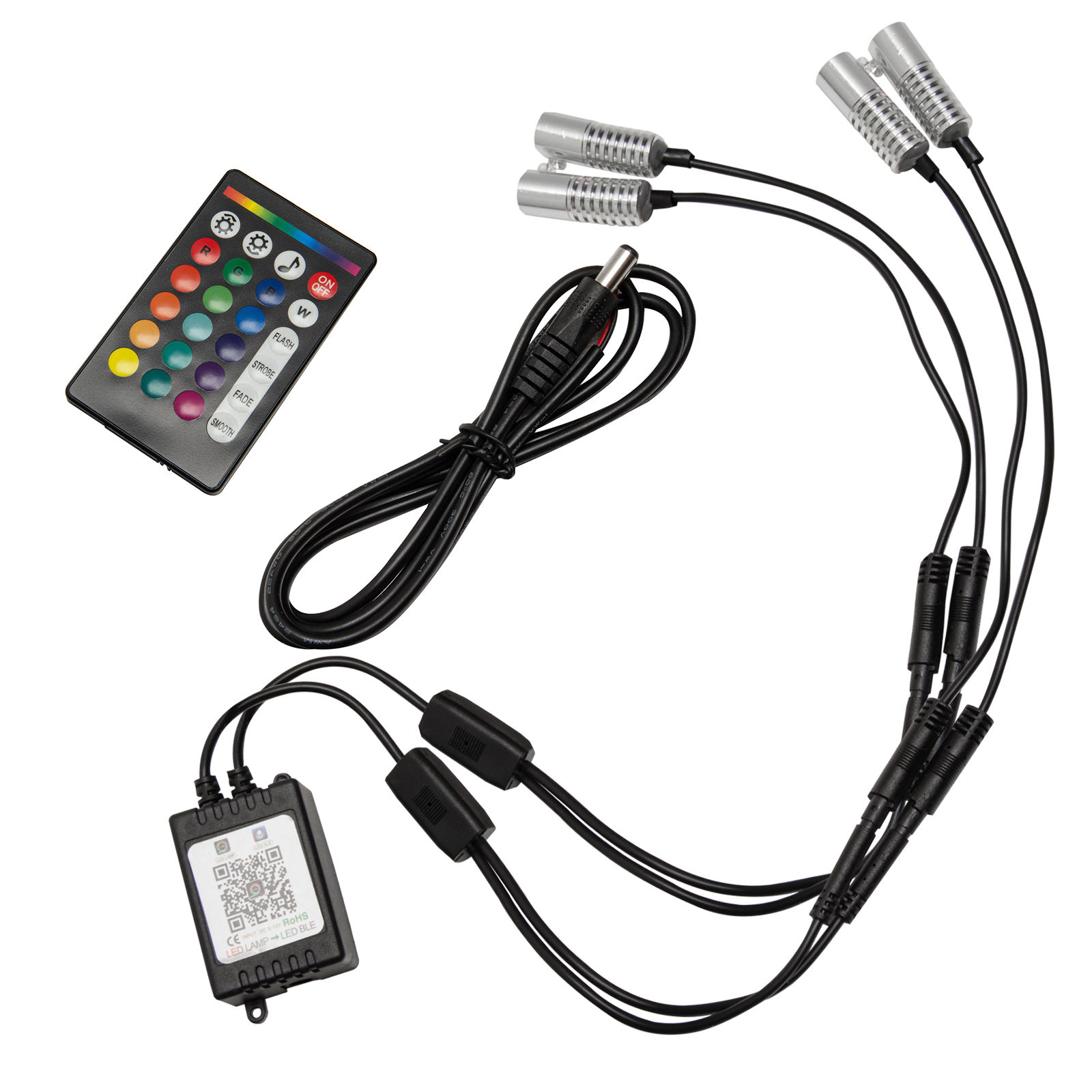 ORACLE Lighting 4231-333-4 - Fiber Optic LED Light Head - ColorSHIFT (3PCS) - ColorSHIFT