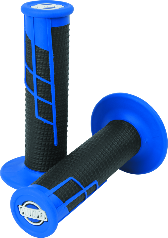 ProTaper 021663 - Clamp-On 1/2 Waffle Grip - Blue/Black