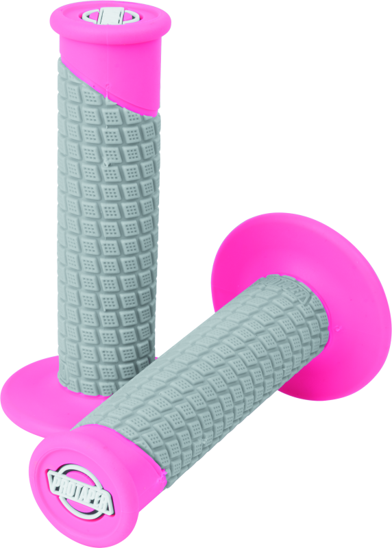 ProTaper 021671 - Clamp-On Pillow Top Grips - Neon Pink/Gray ProTaper 021671 - Clamp-On Pillow Top Grips - Neon Pink/Gray