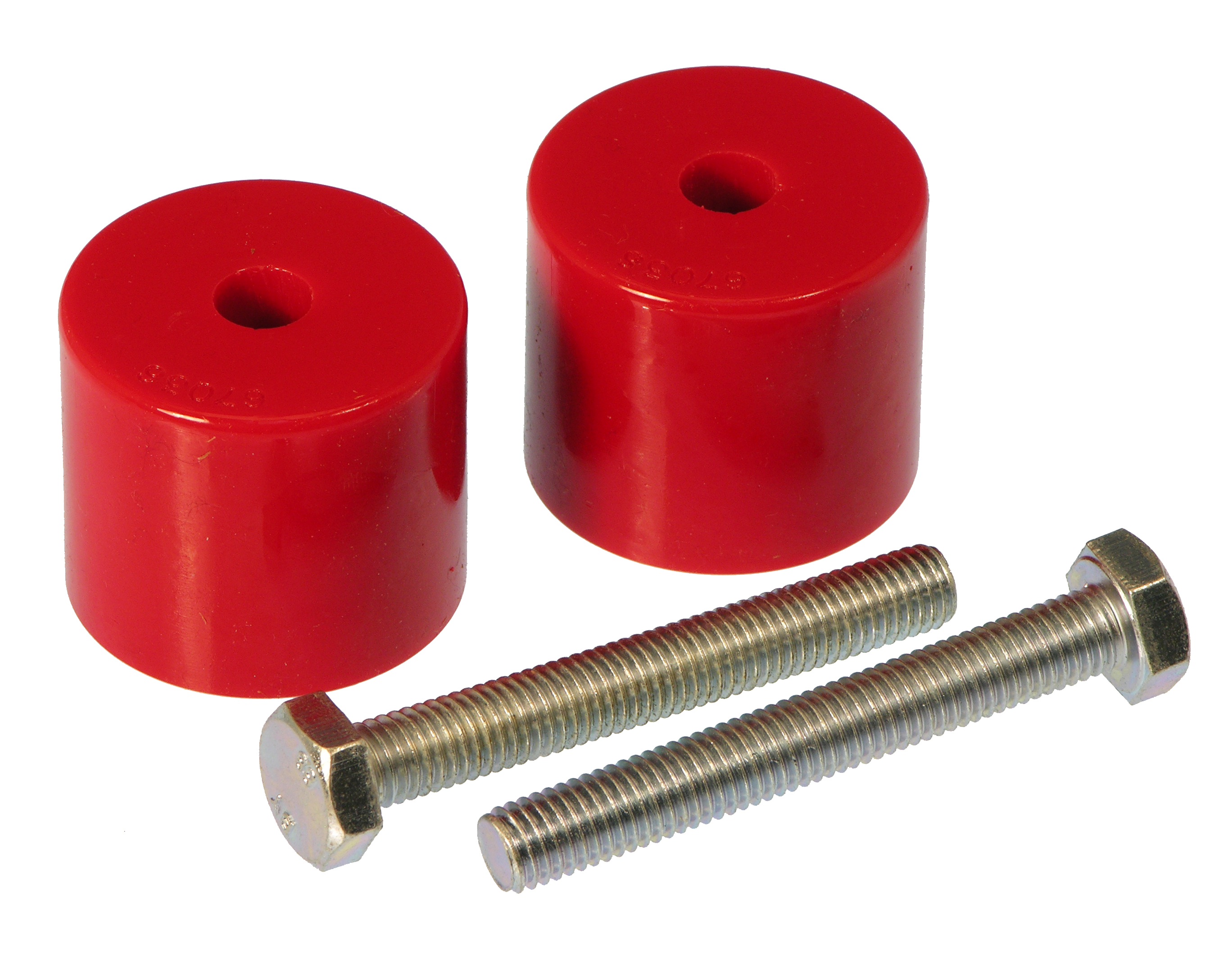 Prothane 1-1707 - 97-04 Jeep TJ Rear Bump Stop Spacer Kit - Red