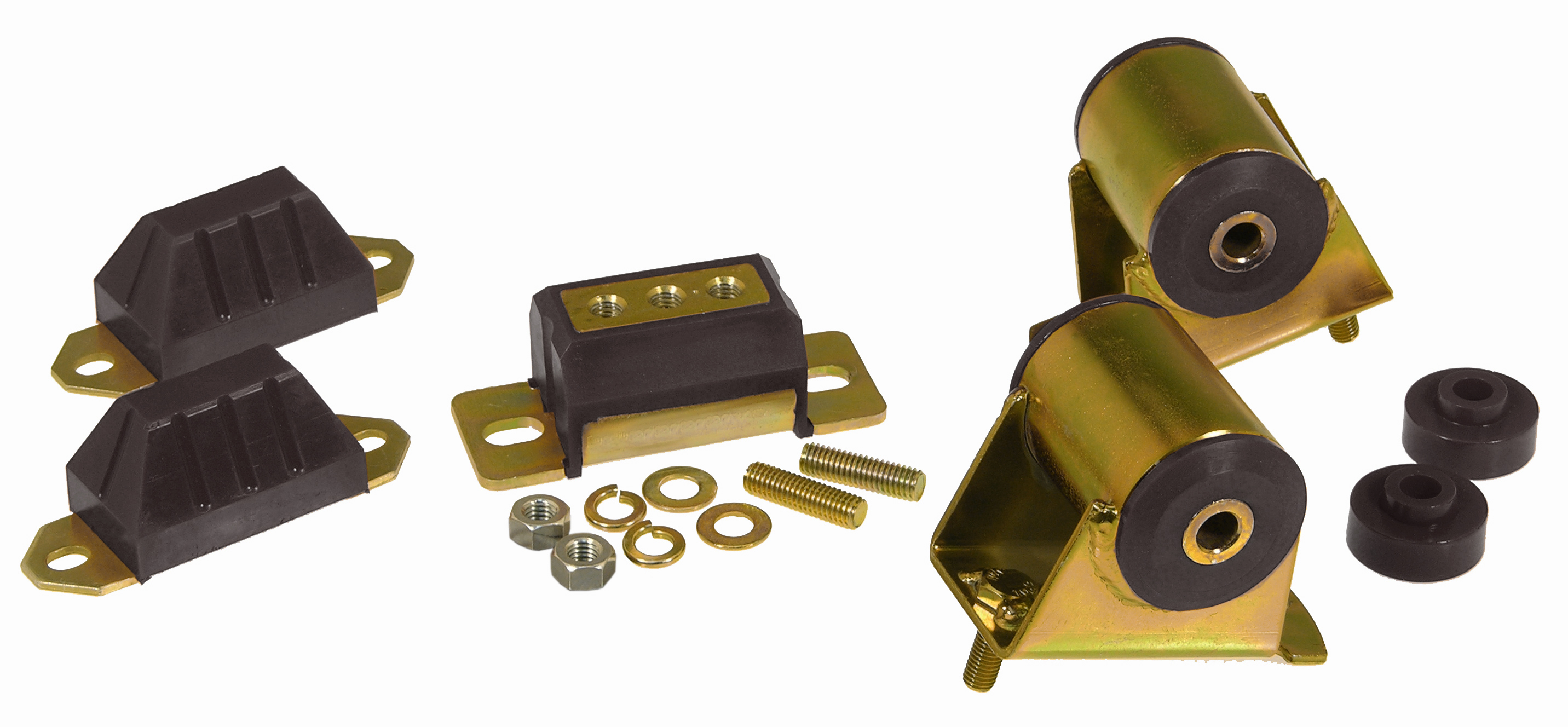 Prothane 1-1902-BL - 87-96 Jeep YJ Drivetrain Kit - Black