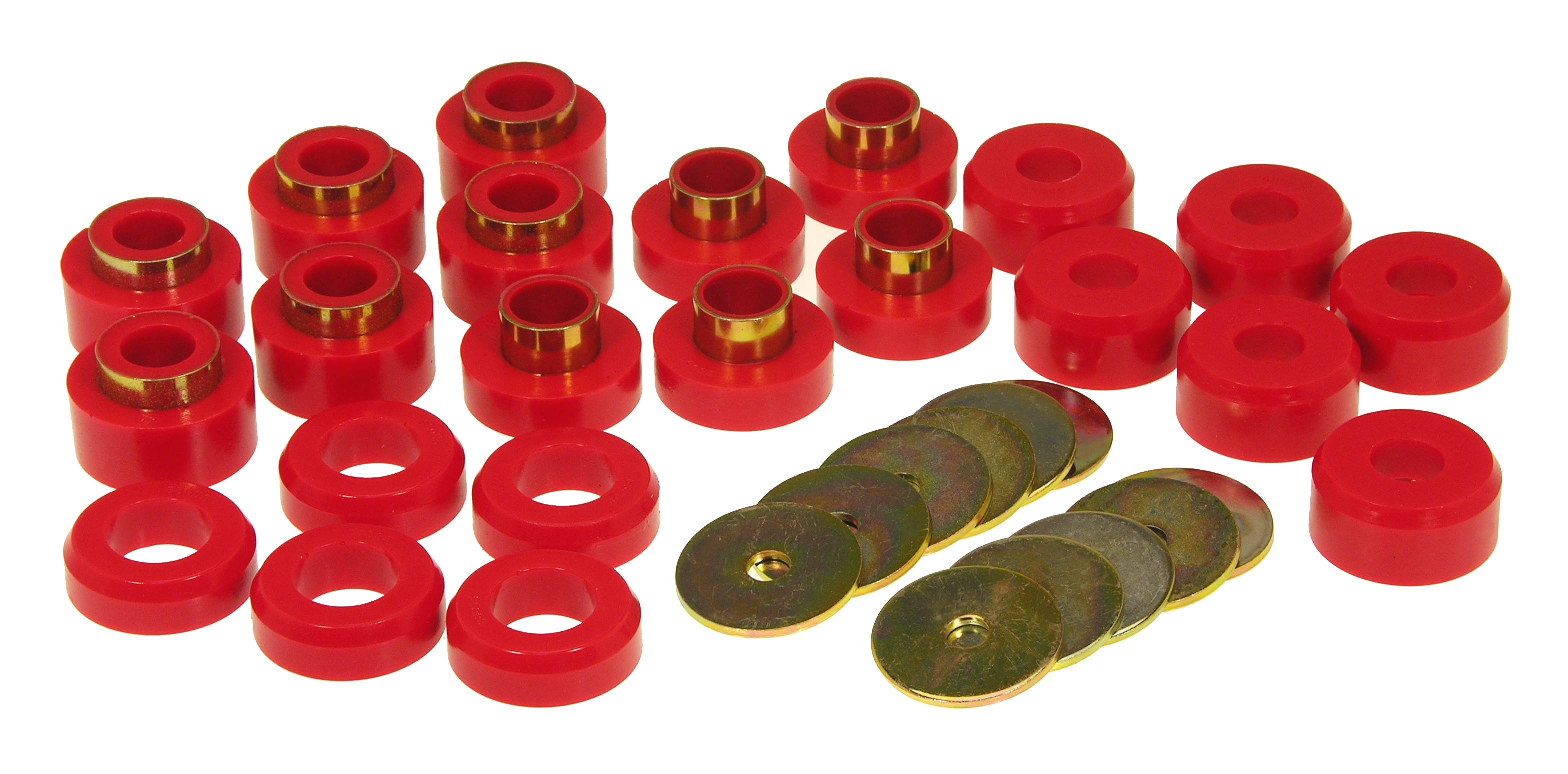 Prothane 1-107 - 97 Jeep TJ Body Mount Kit - Red Prothane 1-107 - 97 Jeep TJ Body Mount Kit - Red