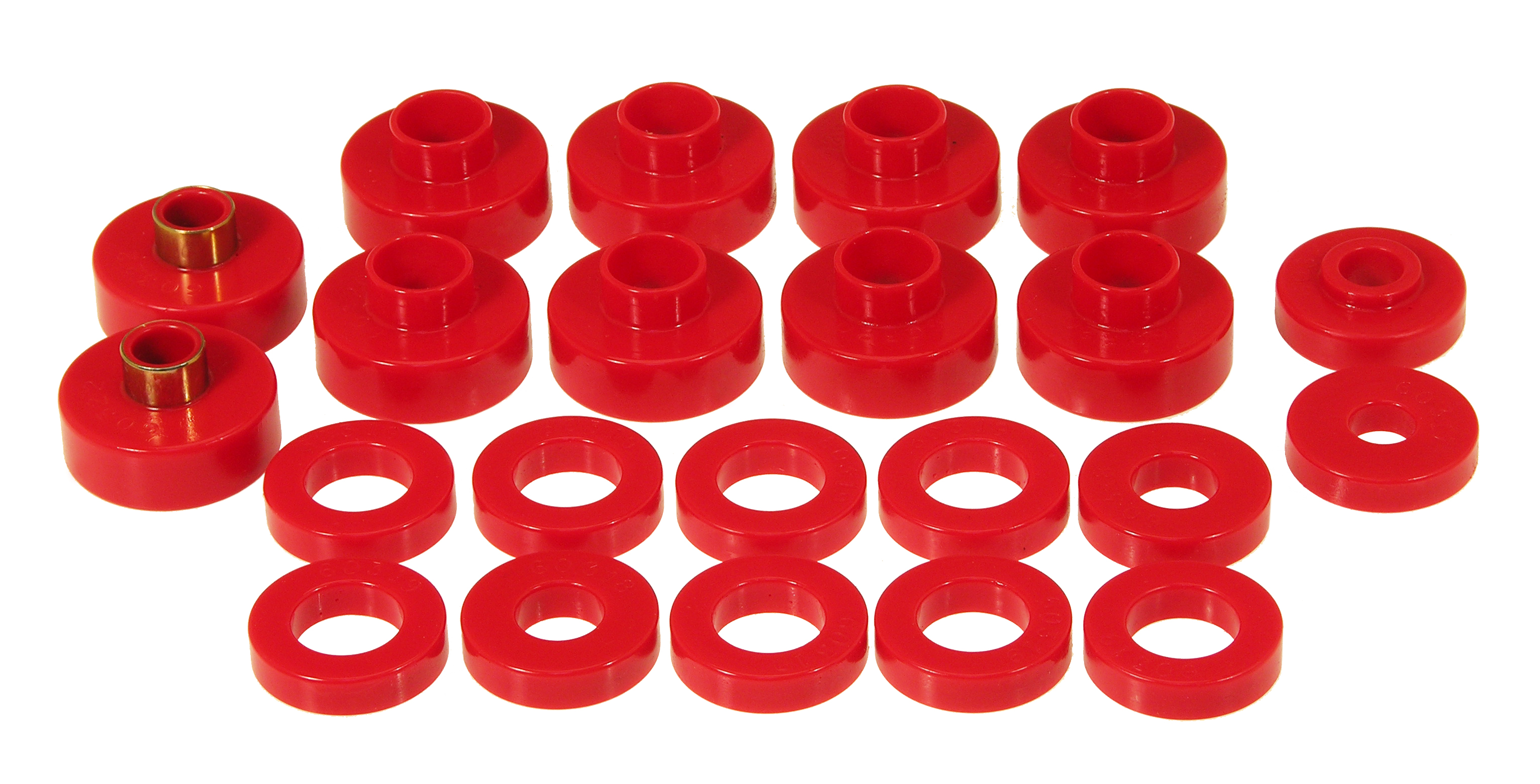 Prothane 1-102 - 76-79 Jeep CJ5/CJ7 Body Mount 22 Bushing Kit - Red Prothane 1-102 - 76-79 Jeep CJ5/CJ7 Body Mount 22 Bushing Kit - Red
