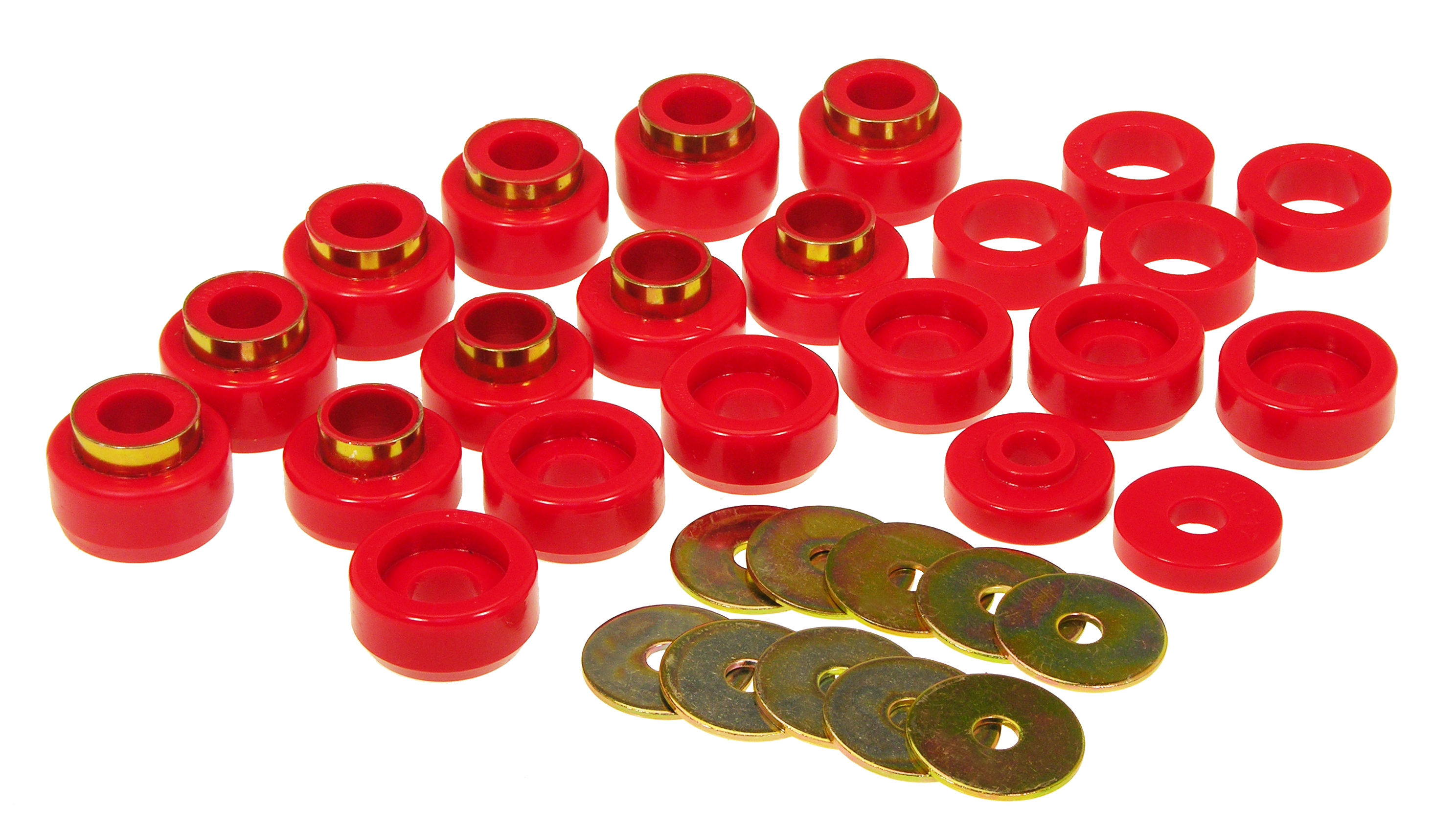 Prothane 1-105 - 87-96 Jeep Wrangler Body Mount - Red